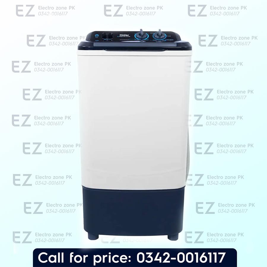 Haier HWM 80-1217 Washing Machine features pulsator wash, smart wash programs and efficient water control for clean laundry at Electro Zone Pakistan today.