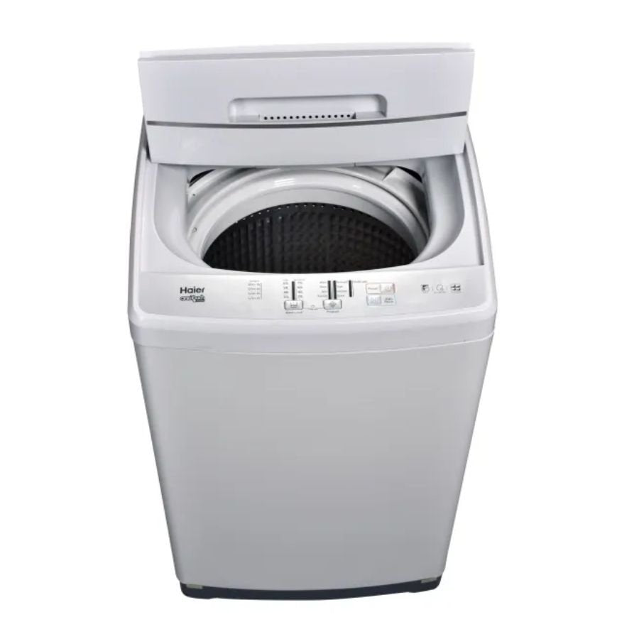 Haier HWM 80-1269Y 8KG Washing Machine features pulsator wash technology, multiple wash cycles and efficient water control for laundry at Electro Zone Pakistan.