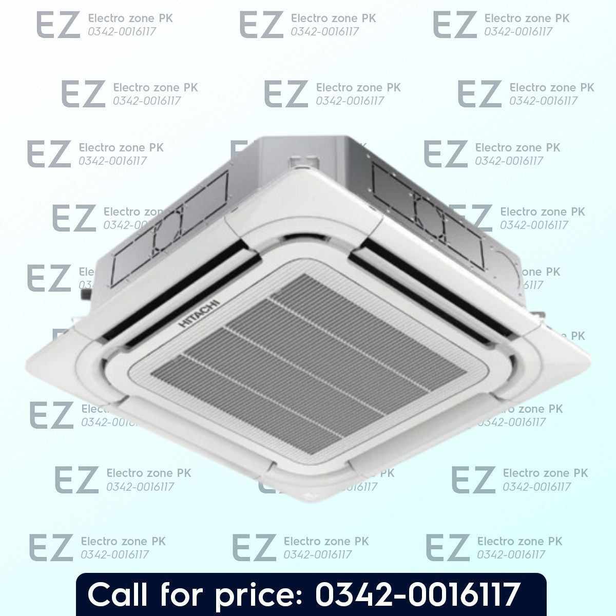 Hitachi RCI 3.0 UNE1NH Inverter Ceiling Casette 2 Ton AC features inverter compressor, 4-way airflow, efficient cooling and precise temperature control.