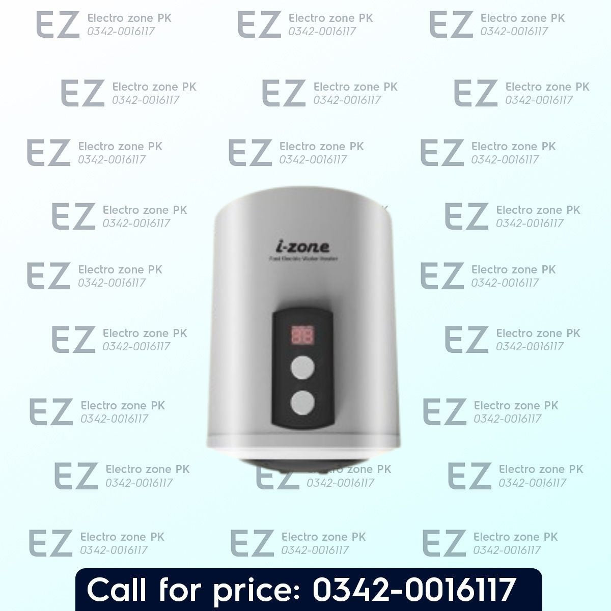 Izone FSR 30LTR Supreme Electric Geyser features 30L capacity, efficient heating, thermostat control and overheating safety at Electro Zone Pakistan with best price.