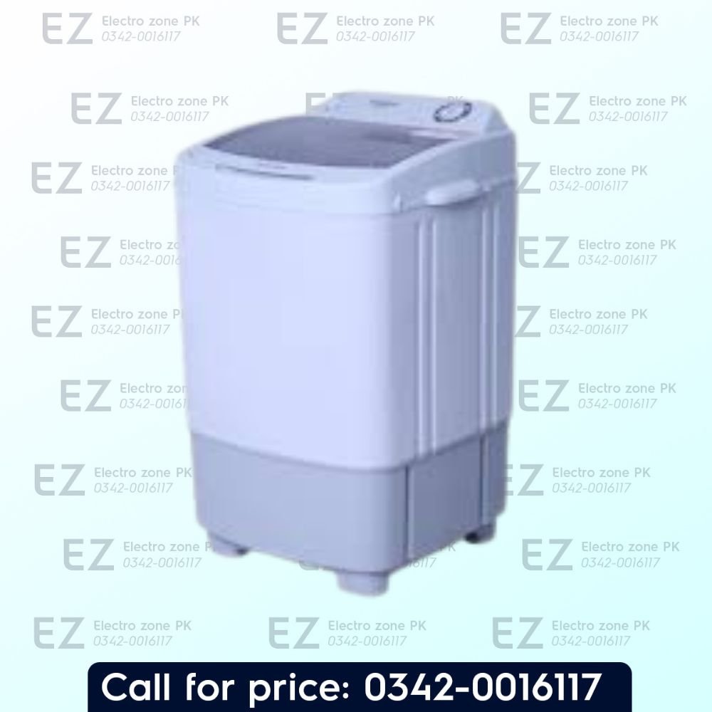Kenwood KWS 1050S Spin Dryer Single Tub features high-speed spin motor, efficient water extraction and compact design at Electro Zone Pakistan on 0% interest.
