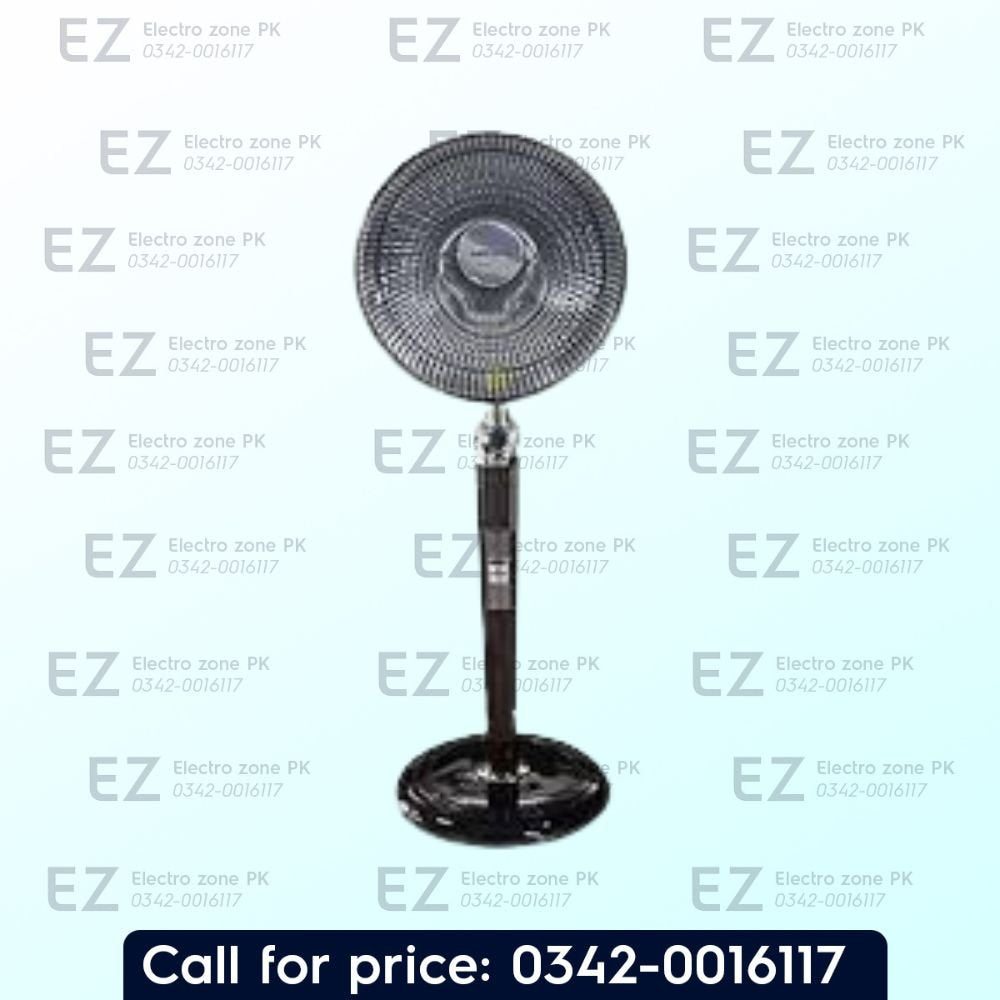 Midas Sun Helogin Electric Room Heater E3 Black Remote features halogen heating, remote control, adjustable heat settings at Electro Zone Pakistan indoors.
