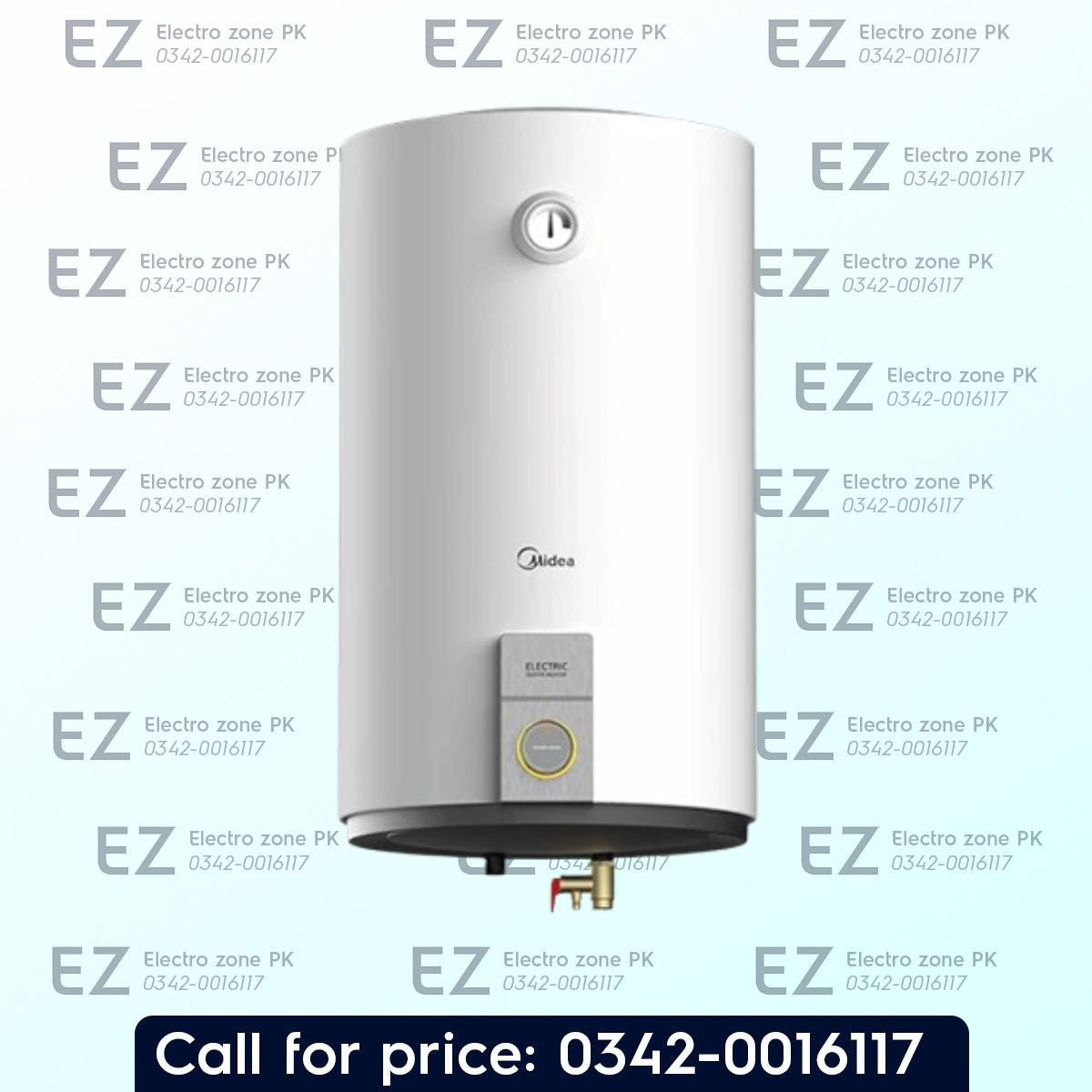 Midea D100 20EFG 100 Liters Electric Water Geyser 100L storage capacity, efficient electric heating, and reliable hot water supply for everyday household needs.