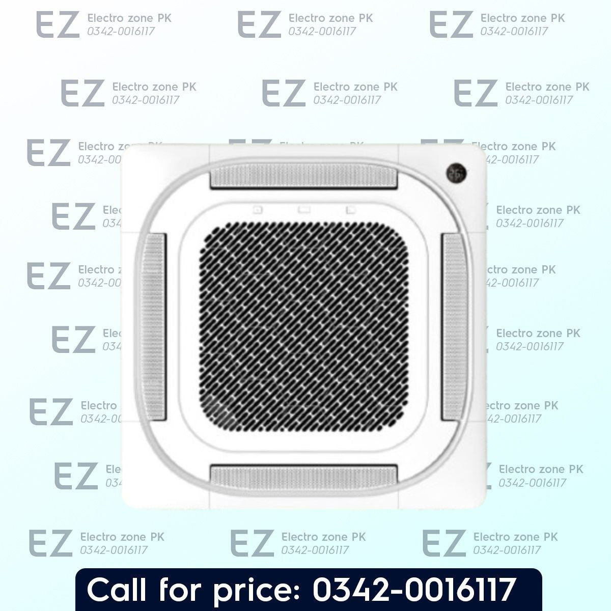 Midea MCD 24HRFN Super Slim Ceiling Cassette 2 Ton features inverter cooling, 4-way airflow and efficient compressor operation at Electro Zone Pakistan.