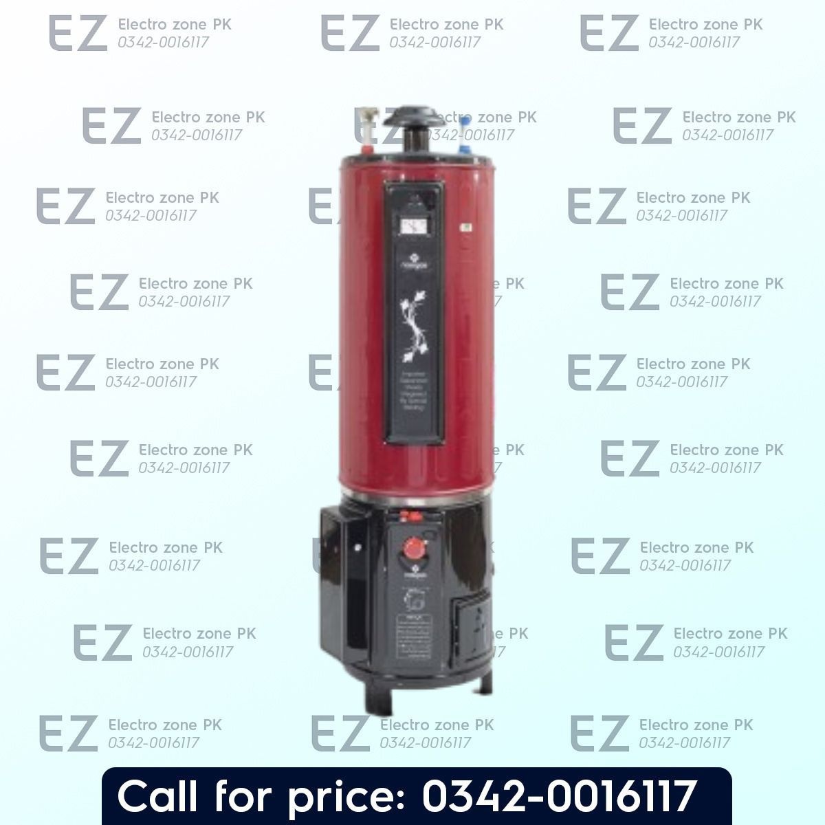 Nasgas DEG 55 Super Deluxe Electric and Gas Water Heater features dual fuel heating, efficient performance and reliable hot water supply at Electro Zone.