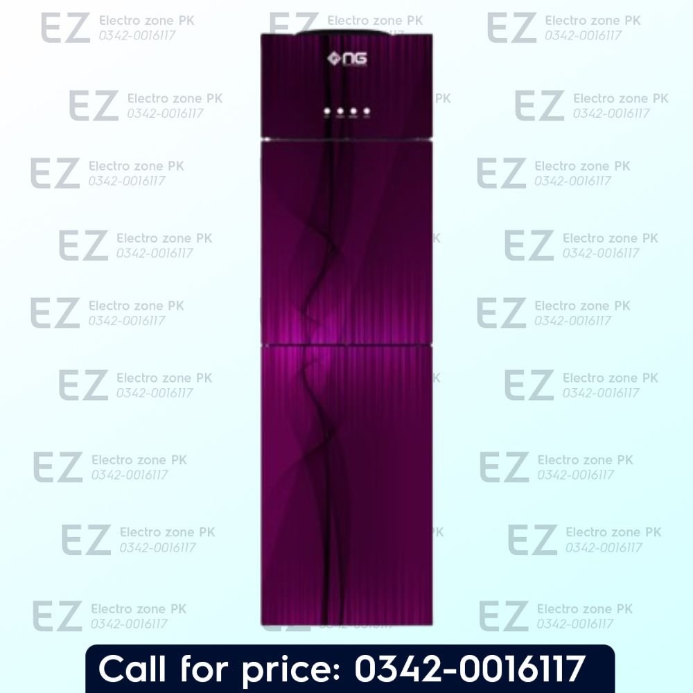 Nasgas NWD 200 Water Dispenser and Purifier 3 Taps features water purification, hot and cold dispensing and efficient cooling at Electro Zone Pakistan.