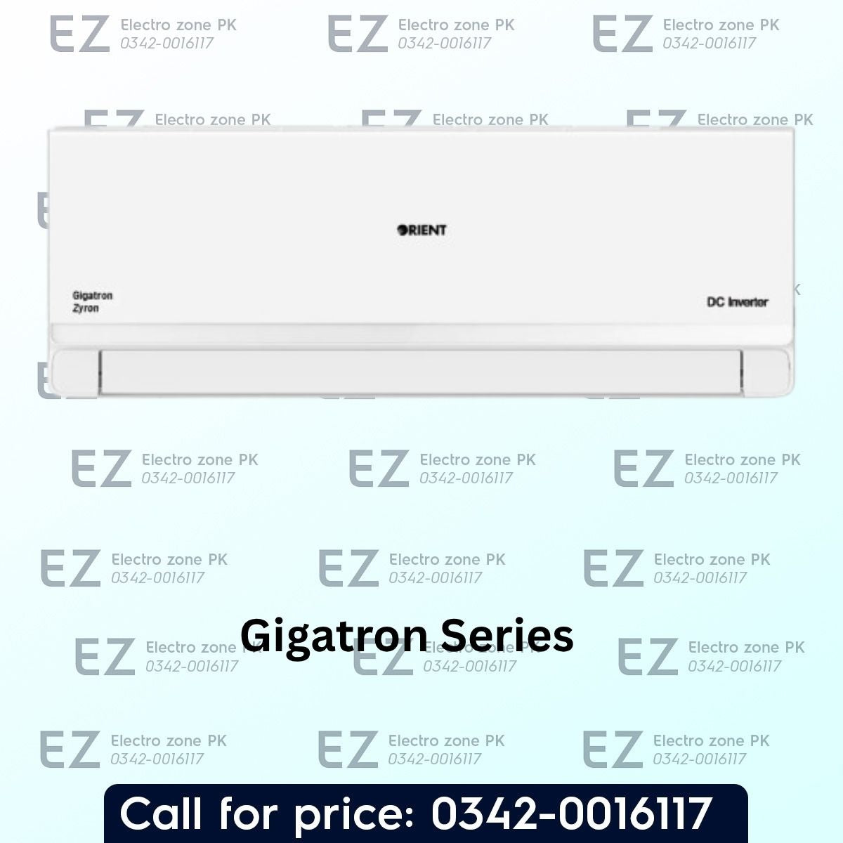 Orient 1 Ton Gigatron Series T3+ Air Conditioner features tropicalized inverter technology, powerful cooling, energy efficiency, and reliable performance for home use.
