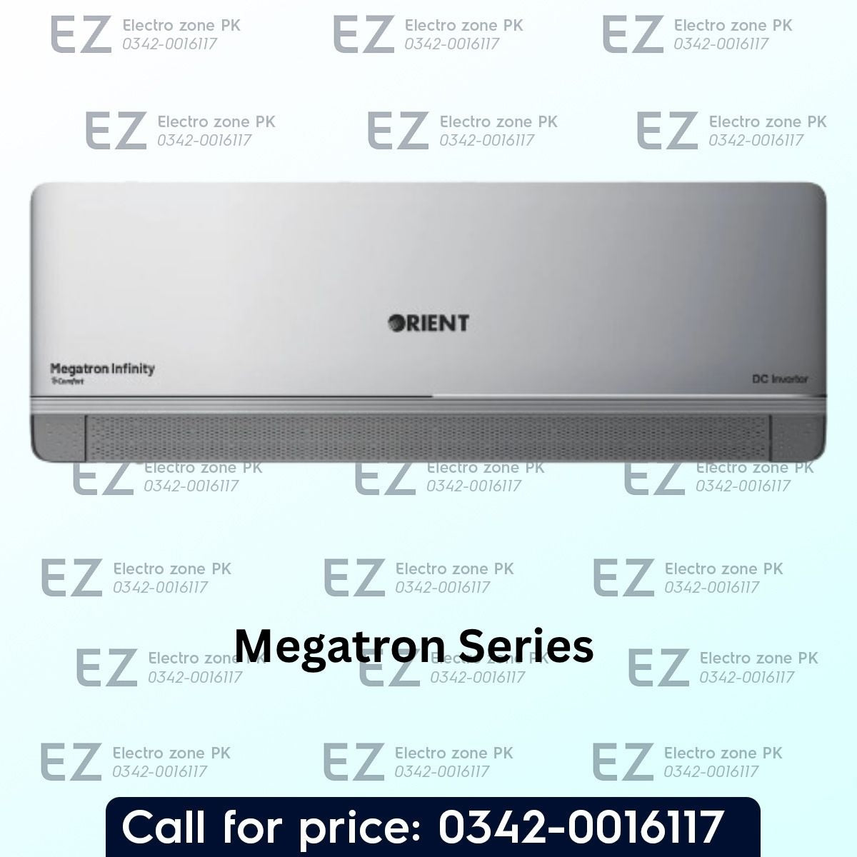 Orient 1 Ton Megatron Series T3+ Air Conditioner features tropicalized inverter technology, powerful cooling, energy efficiency, and reliable performance.