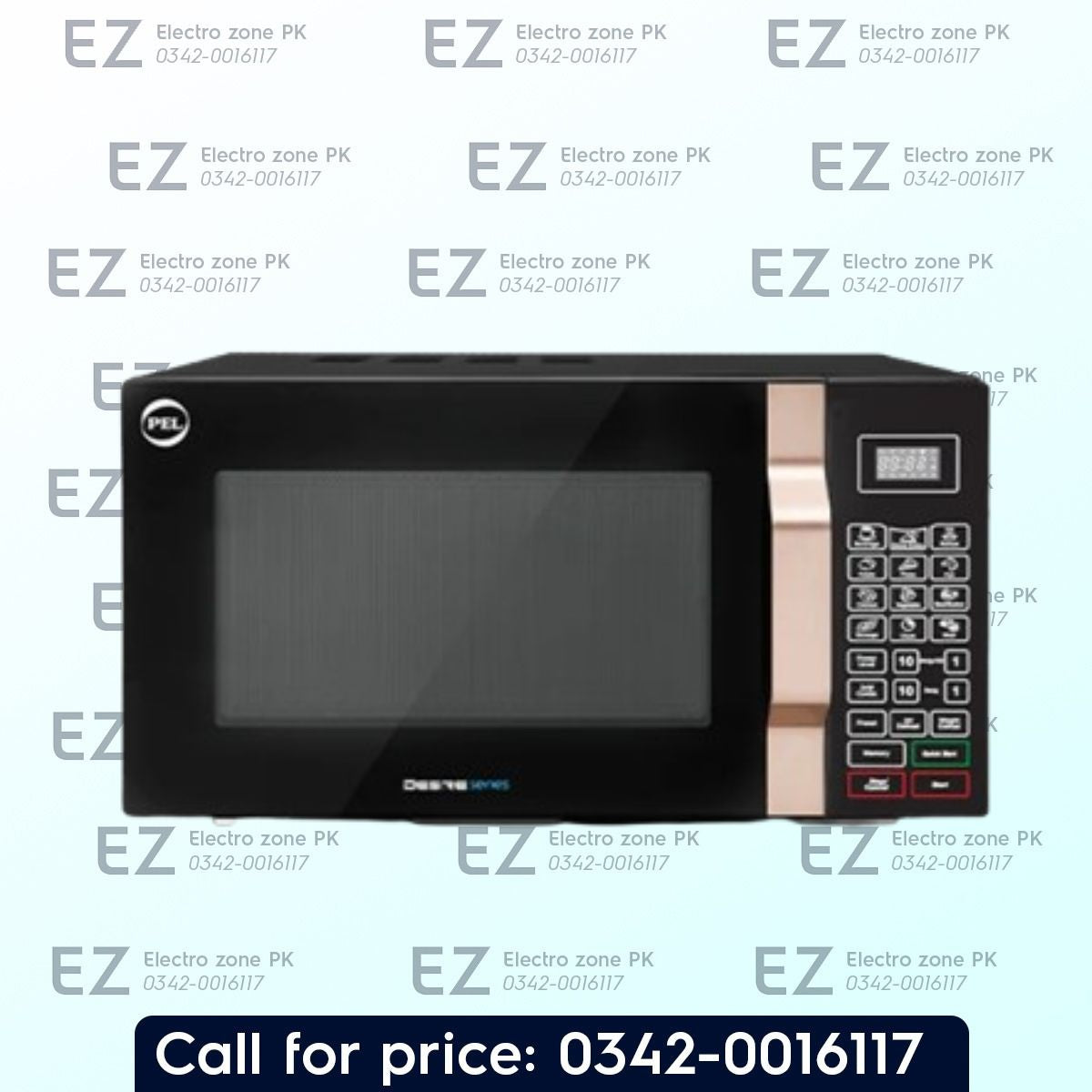 PEL 30 Liter Desire Microwave Oven offers efficient heating, spacious capacity, convenient cooking, and easy operation. Buy from Electrozone Pakistan.
