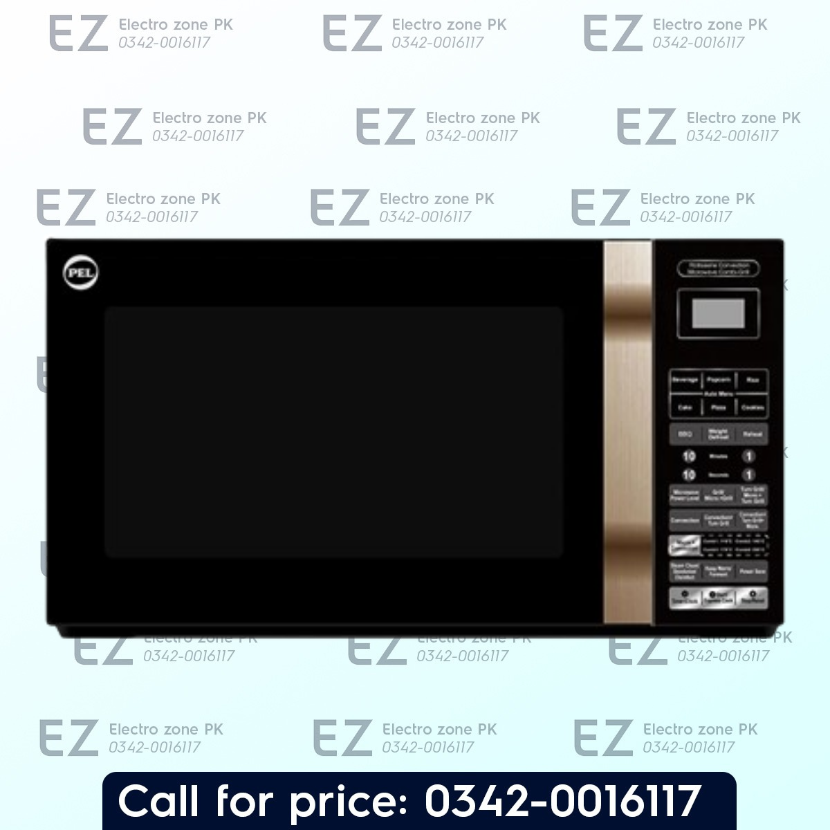 PEL 30 Liter PMO 30 Convection Microwave Oven offers convection cooking, efficient heating, spacious capacity, and versatile meal preparation. Buy from Electrozone Pakistan.