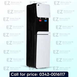 PEL 315 Smart Water Dispenser - With Refrigerator features hot and cold water dispensing, efficient cooling and built-in storage for added convenience at home.