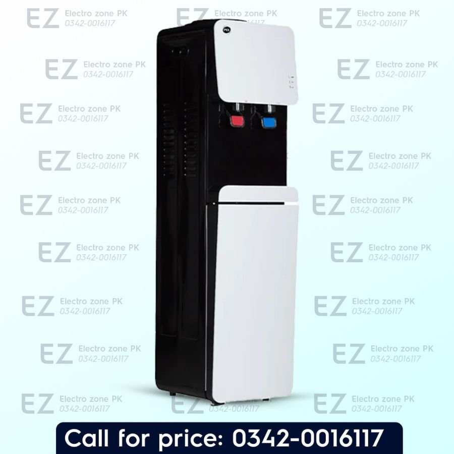 PEL 315 Smart Water Dispenser - With Refrigerator features hot and cold water dispensing, efficient cooling and built-in storage for added convenience at home.