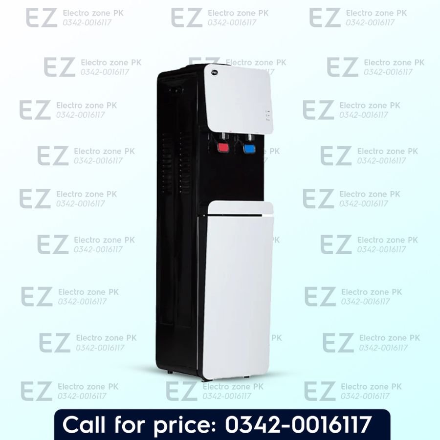 PEL 316 Water Dispenser Premium features efficient water cooling, hot and cold dispensing and reliable performance for convenient hydration at Electro Zone Pakistan.