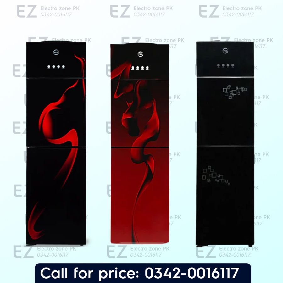 PEL 425 Water Dispenser Flat Glassdoor With Refrigerator features hot and cold water dispensing, efficient cooling and storage at Electro Zone Pakistan now.