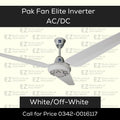 Pak Fan Elite Inverter AC/DC Ceiling Fan - Best Prices at Electro Zone.