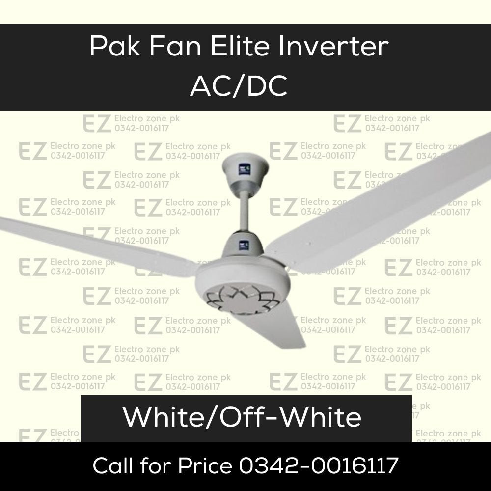Pak Fan Elite Inverter AC/DC Ceiling Fan - Best Prices at Electro Zone.