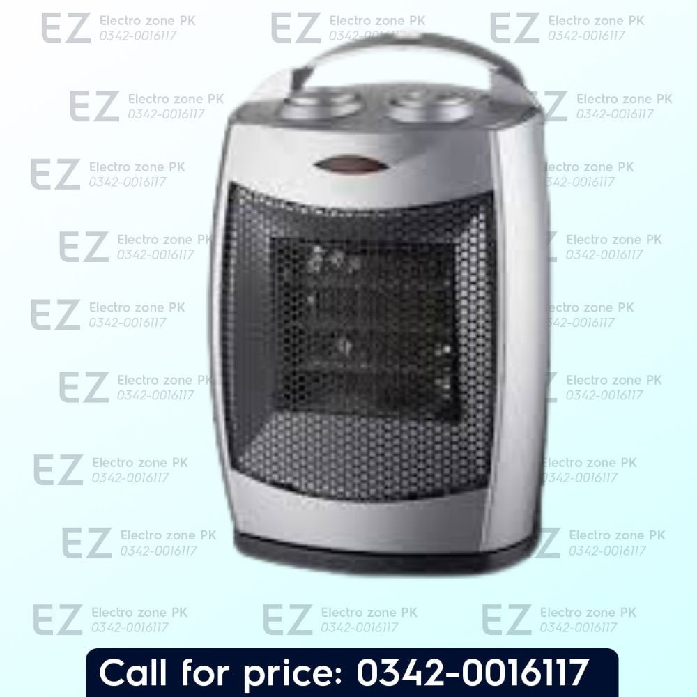 Renova Helogin Heater SHT 05 Moving features halogen heating, oscillating operation, adjustable heat settings and efficient warmth at Electro Zone Pakistan.