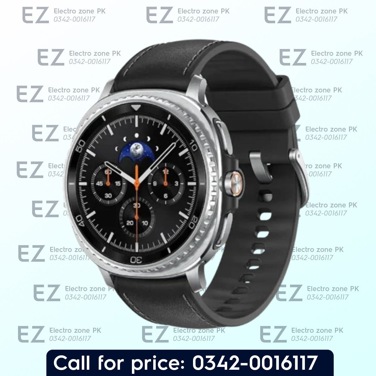 Samsung Galaxy Watch 8 Classic Black 46mm with advanced health tracking, fitness features, smart connectivity, and stylish design from Electrozone Pakistan.
