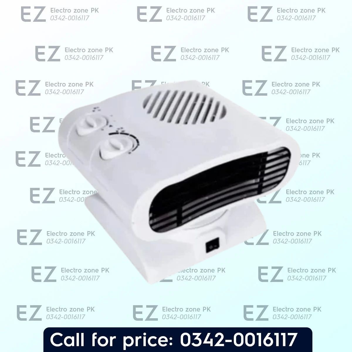Seco SG 014 Moving Fan Heater with 600W/1200W heating modes, adjustable thermostat, and oscillation for even heat distribution. Check price at Electro Zone PK.