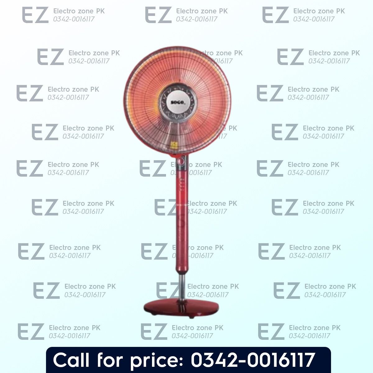 Sogo JPN 123 Electric Heater offers convenient room heating with a practical design and easy operation for comfortable indoor warmth during the winter season.