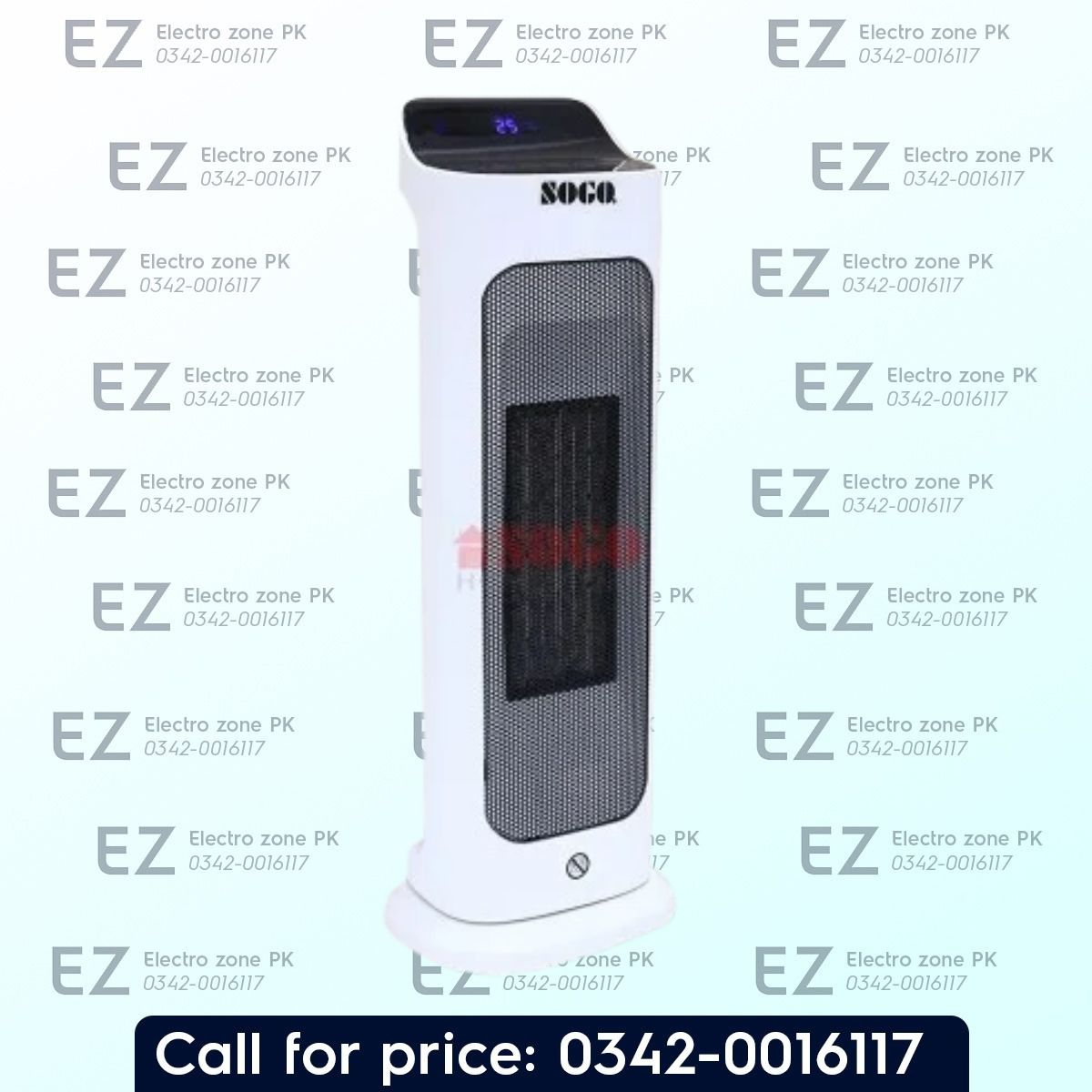 Sogo JPN 77 Ceramic Fan Heater delivers ceramic heating with adjustable temperature settings and a compact design for convenient indoor warmth during winter.