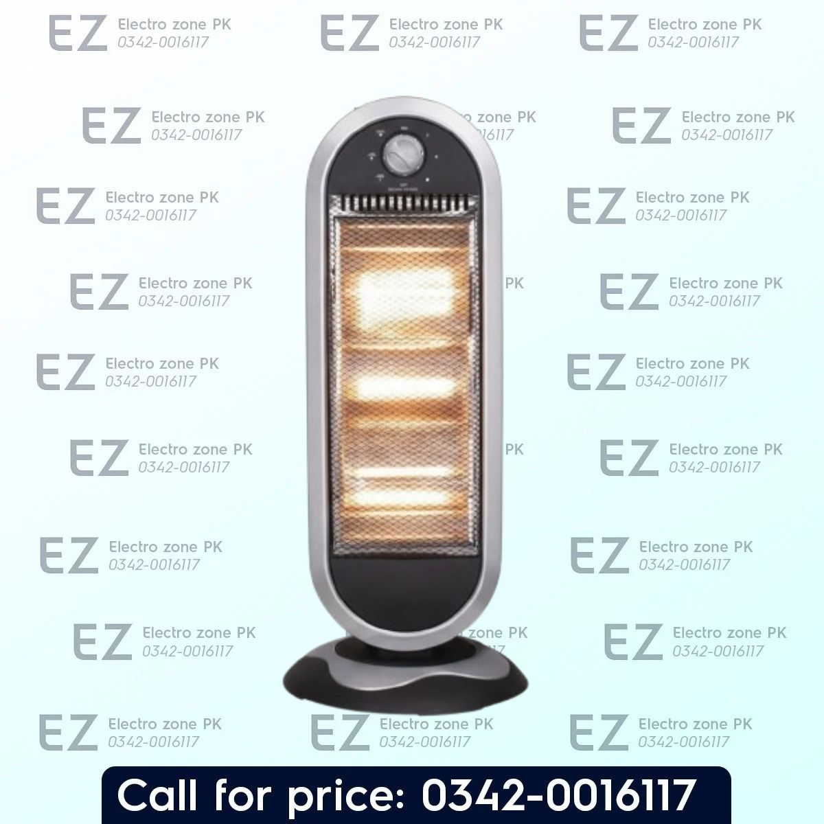 Sogo JPN 97 Quartz Electric Heater with 400W/800W/1200W heat settings and 180° oscillation for even warmth. Shop now at Electro Zone PK.