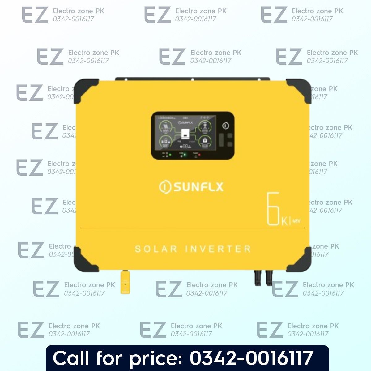 Sunflx IP54 SG 4200 Solar Storage Inverter features IP54 protection, efficient power conversion and smart energy management at Electro Zone Pakistan today.