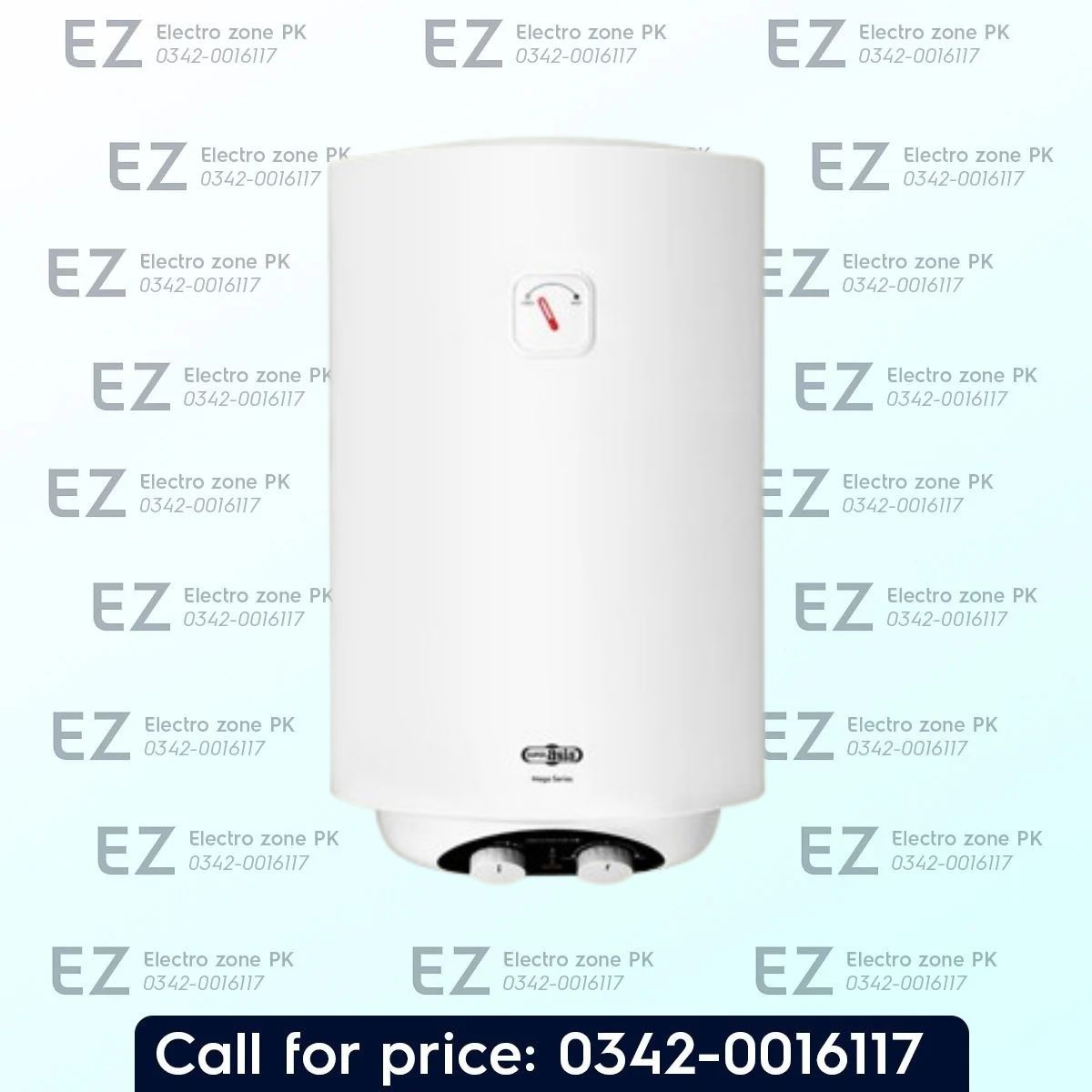 Super Asia MEH 30 Mega Series Electric Water Geyser with 30L capacity, enamel-coated tank, anti-dry heating, and overheat protection at Electro Zone PK.