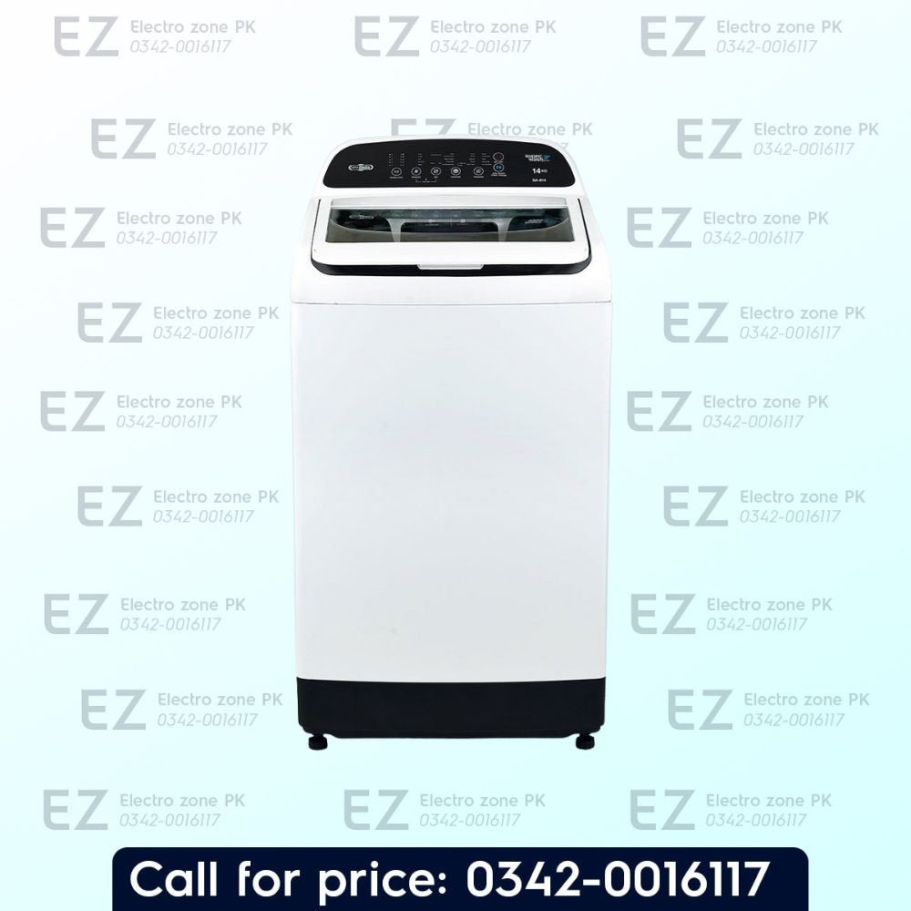 Super Asia SA 809G Fully Automatic Washing Machine features powerful washing, efficient water management and multiple wash programs at Electro Zone Pakistan.
