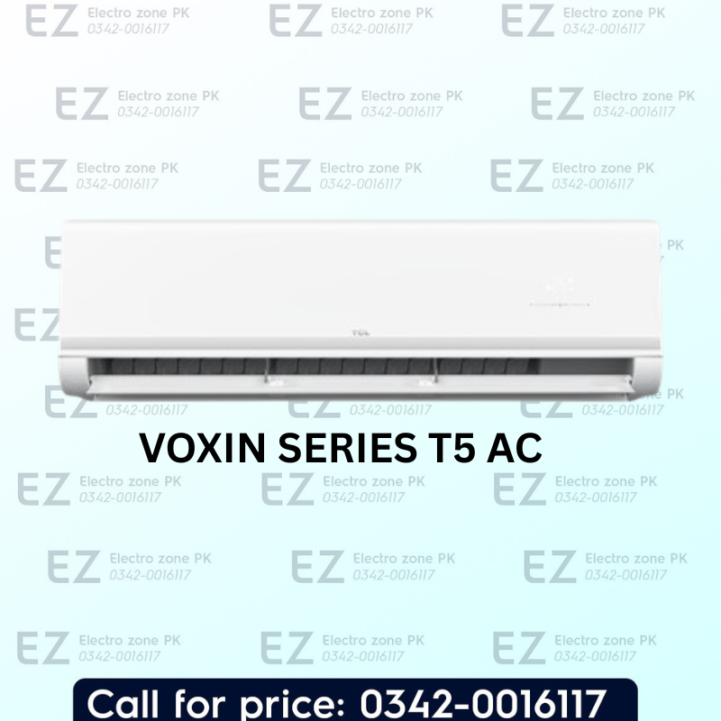 TCL 18T5 VOXIN 1.5 Ton Inverter Air Conditioner features inverter cooling, efficient airflow and energy-saving performance at Electro Zone Pakistan.