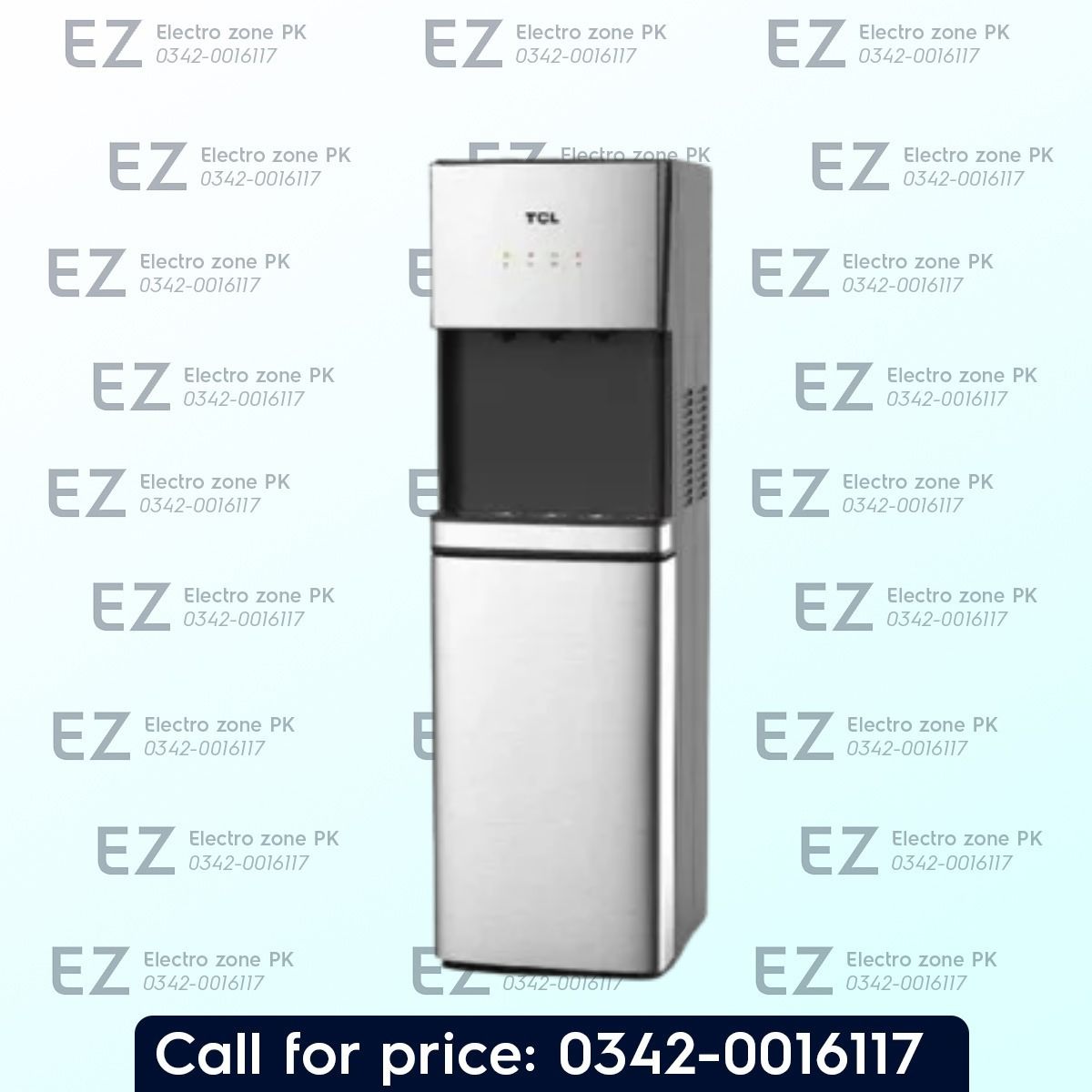 TCL TY LWYR96UT 3 Tap Water Dispenser features a practical three-tap design, offering easy water access for everyday use in homes and workplaces.