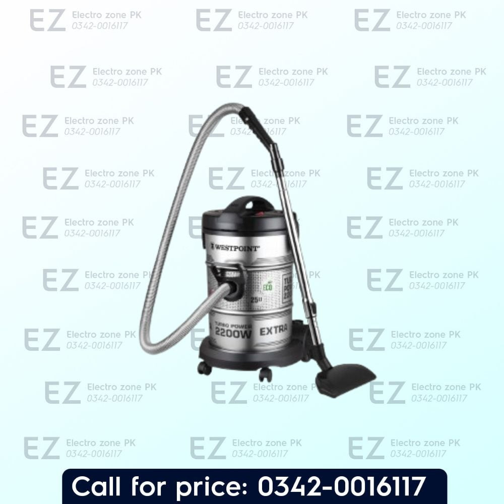 West Point 25 Liter WF-3569 Vacuum Cleaner offers powerful suction, large dust capacity, efficient cleaning, and convenient operation for home and office use.