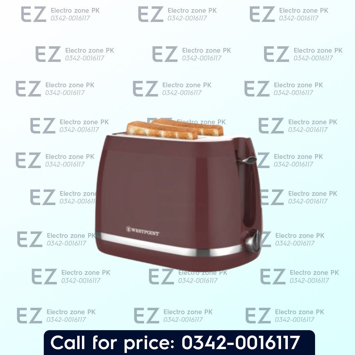 West Point WF 2589 Pop Up Toaster 2 in 1 features rapid heating, adjustable browning control and efficient toasting at Electro Zone Pakistan with best price.