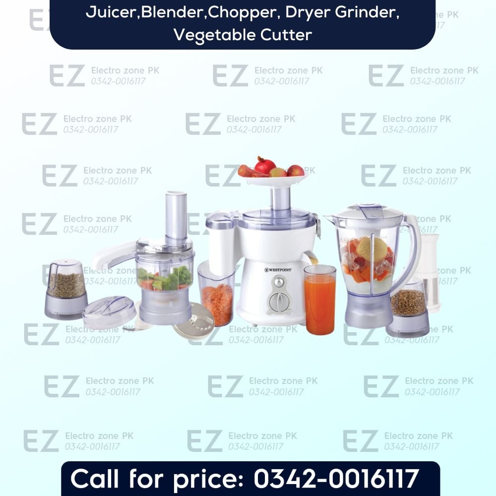 West Point WF 2805 Food Processor 5 in 1 offers versatile food preparation, powerful performance, multiple functions, and convenient operation for everyday kitchen tasks.