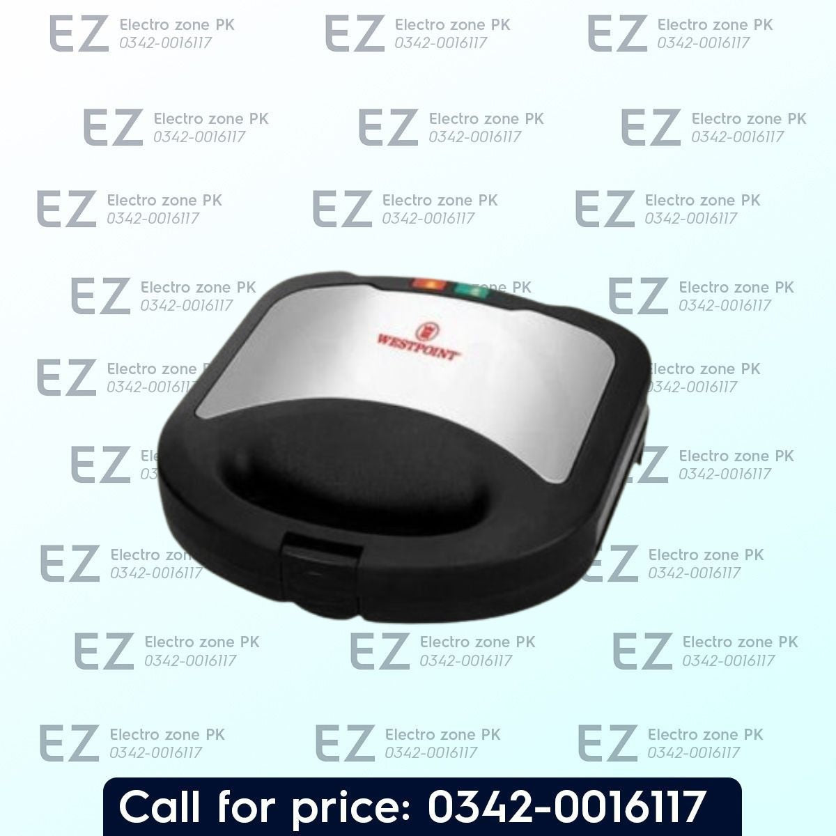 West Point WF 639 Sandwich Toaster features fast heating, non-stick plates and efficient toasting with durable construction at Electro Zone Pakistan.