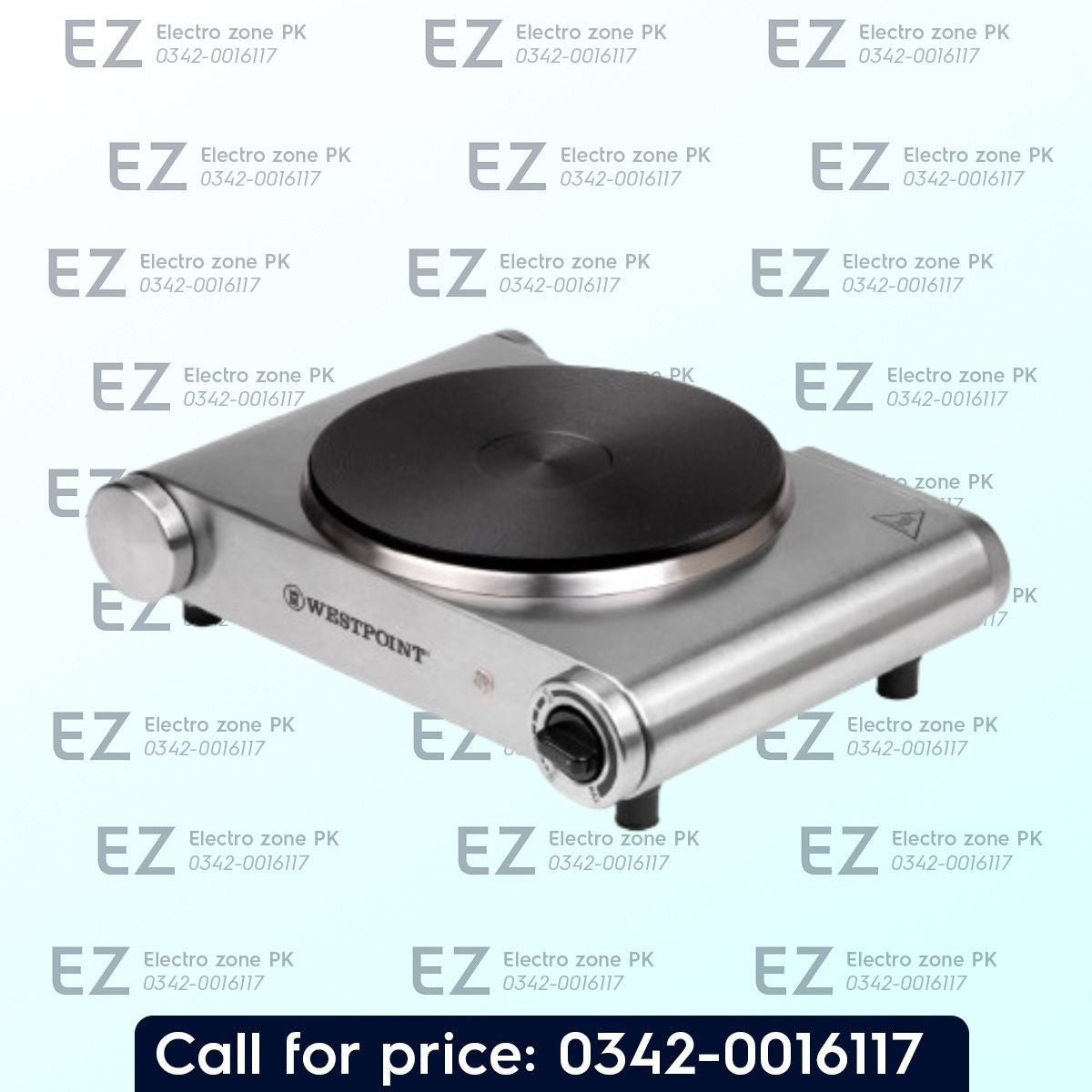 West Point WF 71 Hot Plate features efficient electric heating, adjustable temperature control and durable performance for cooking at Electro Zone Pakistan.