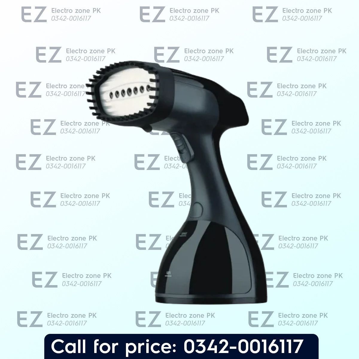 Westpoint WF 1253 Deluxe Handy Garment Steamer with 300ml water tank, 23g/min steam flow, and 30-second heating for wrinkle-free clothes at Electro Zone Pk.