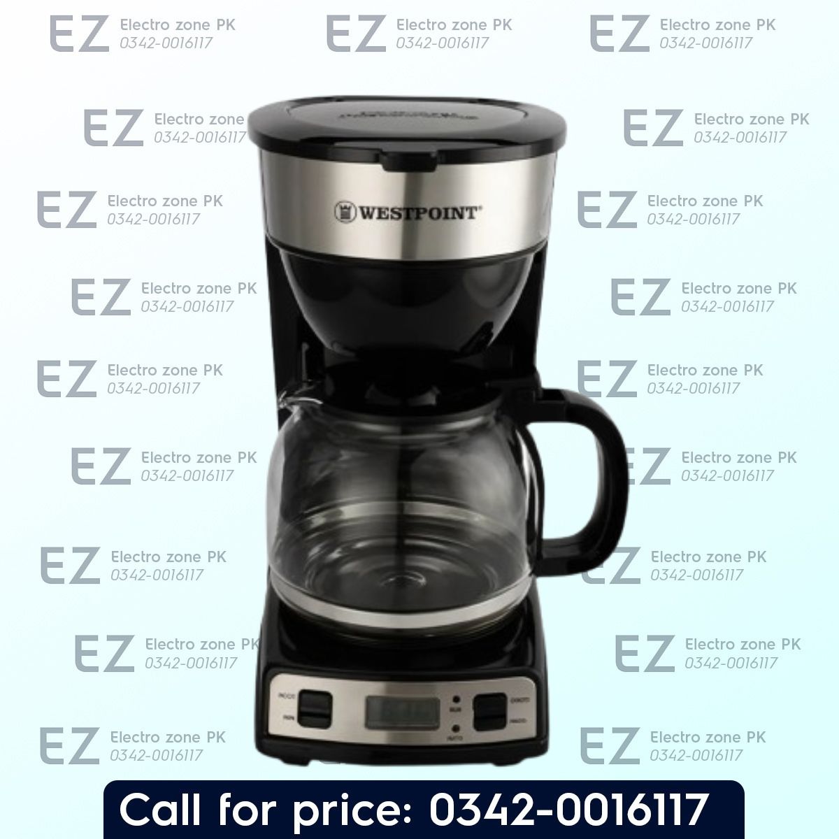 Westpoint WF 2023 Professional Coffee Maker with powerful brewing, easy operation, and versatile coffee preparation from Electro Zone PK for everyday use.