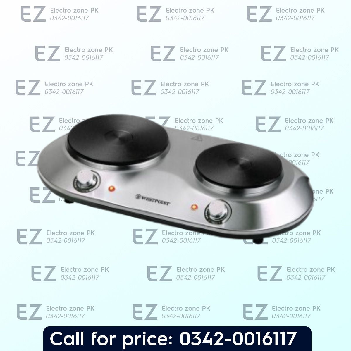 Westpoint WF 282 Deluxe Hot Plate provides efficient heating, adjustable temperature control, durable construction, and easy cooking. Buy from Electro Zone PK.