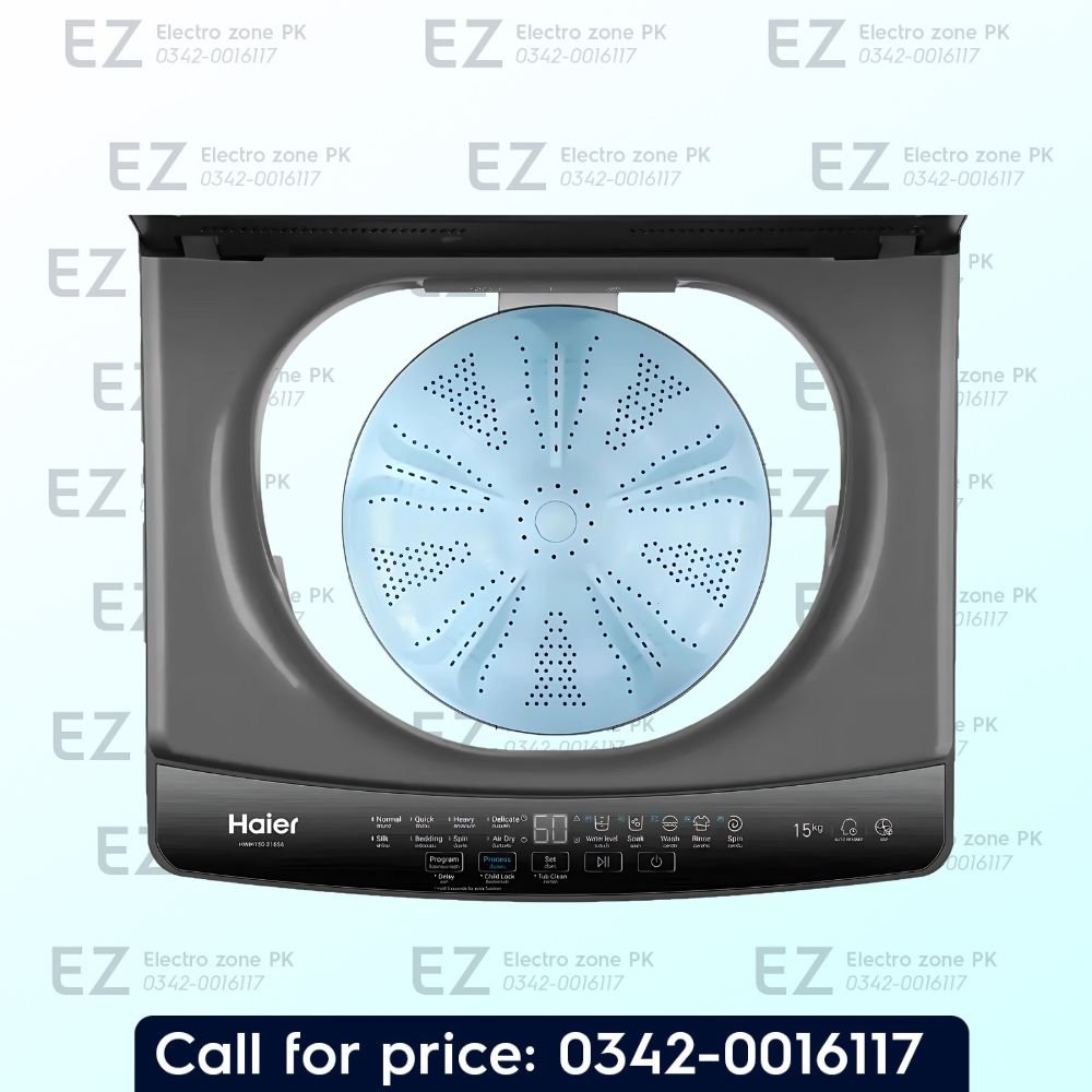 Haier HWM 120-316S6 Top Load Automatic Washing Machine 12 Kg - Quick Wash - Fuzzy Control - Motor Warrany 10 Years