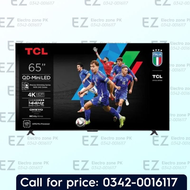 TCL 65 Inch 65C6K QD Mini LED 4K Smart TV – 144Hz Native Refresh Rate